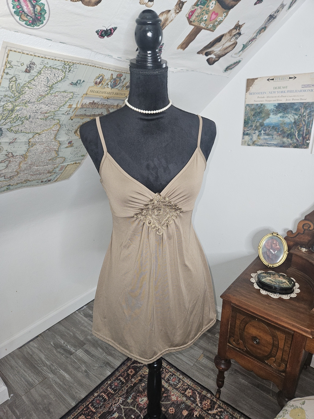 Brown Boho Tank Top